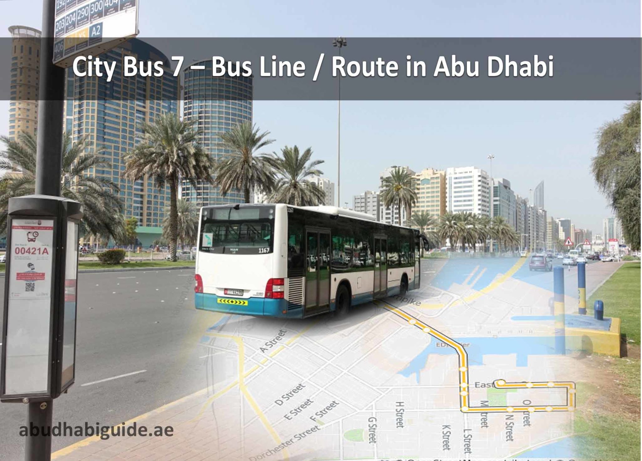 City Bus 7 – Bus Line / Route in Abu Dhabi – Time Schedule, Stops and ...