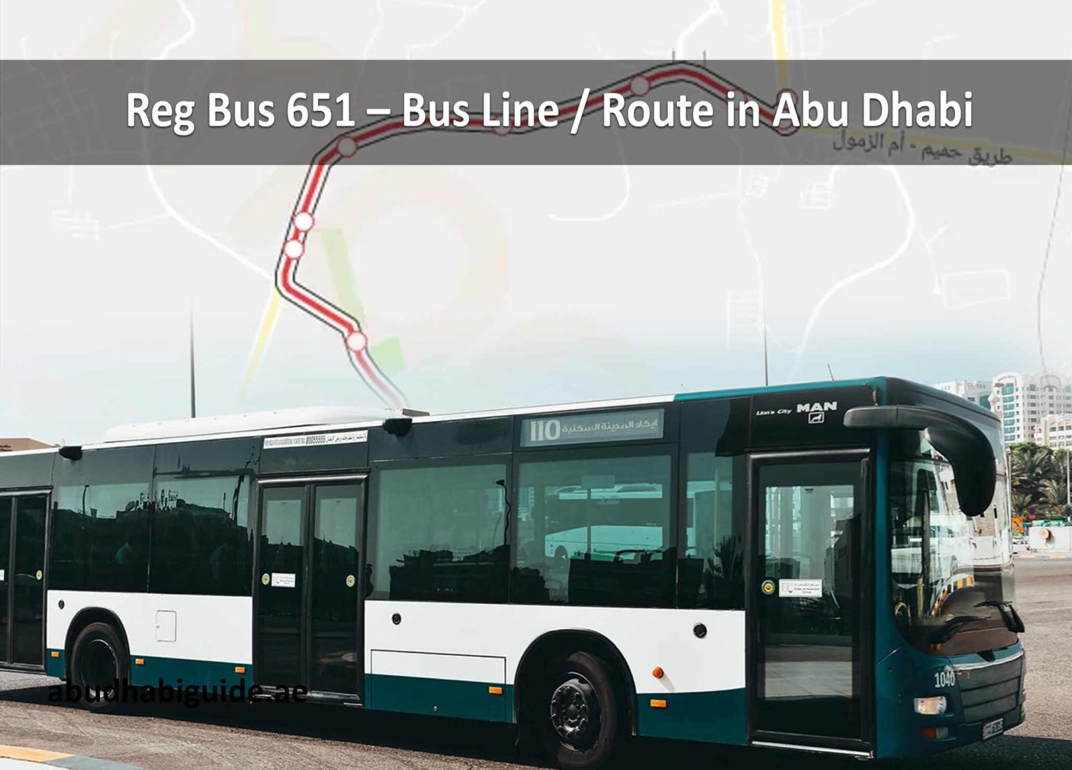 Reg Bus 651 – Bus Line / Route in Abu Dhabi – Time Schedule, Stops and ...