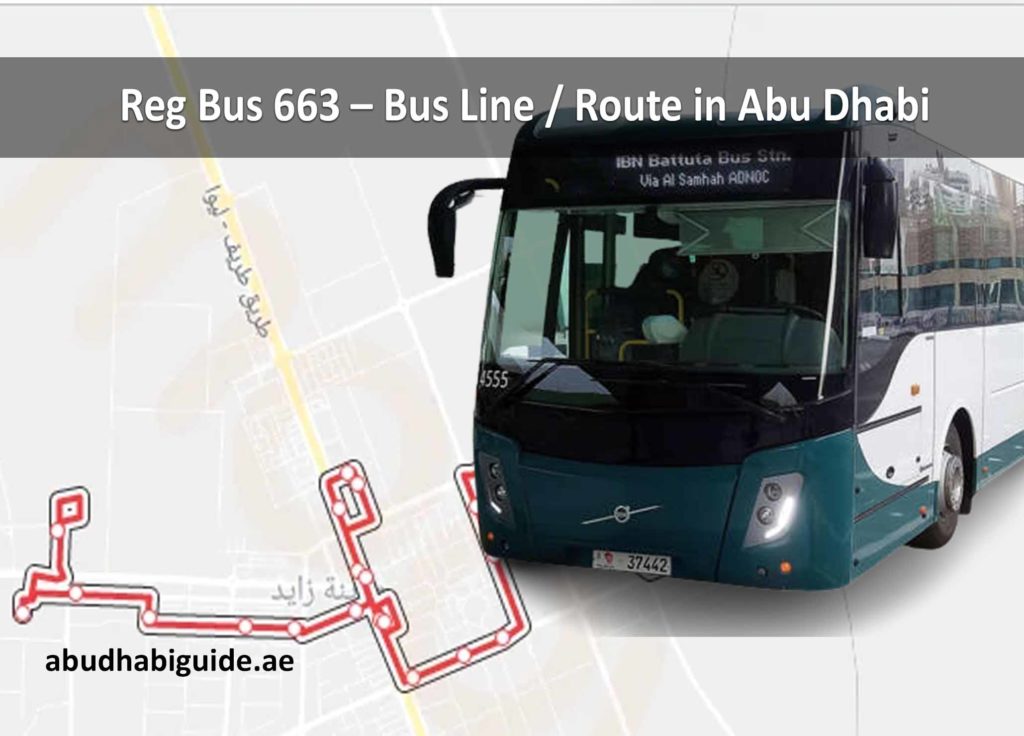Reg Bus 663 – Bus Line / Route in Abu Dhabi – Time Schedule, Stops and ...