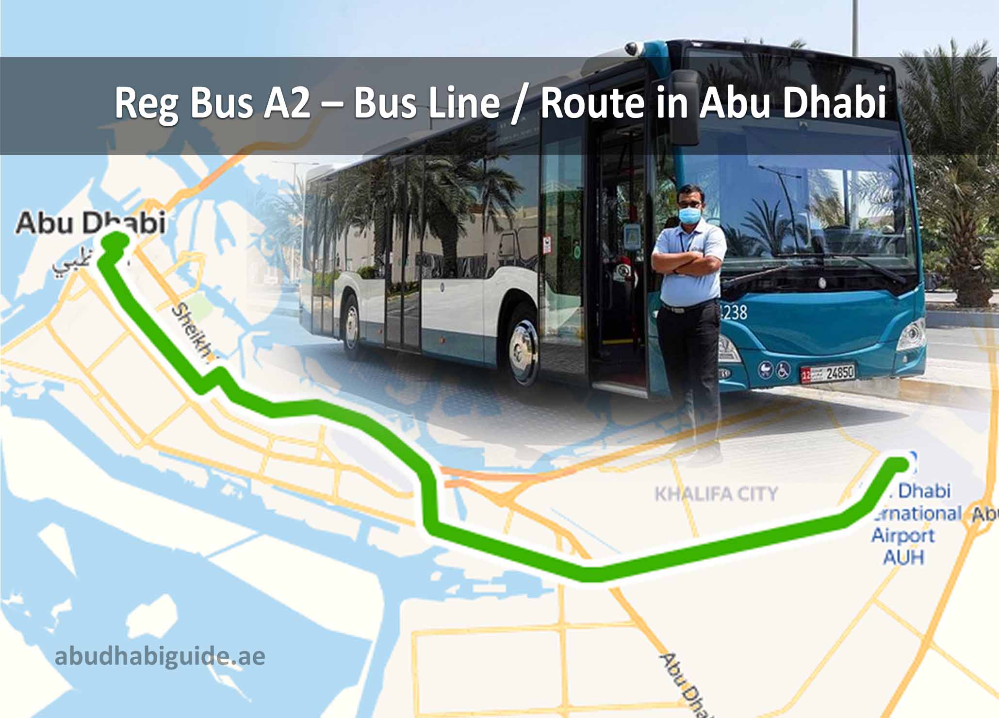 Reg Bus A2 – Bus Line Route In Abu Dhabi 