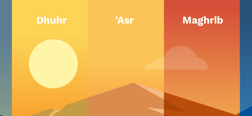 Prayer time in Abu Dhabi