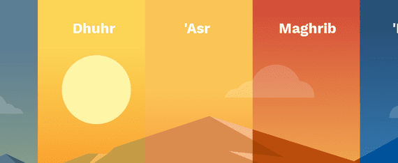 Prayer time in Abu Dhabi