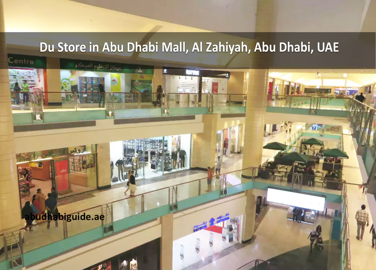 Ubae Store Du Store in Abu Dhabi Mall, Al Zahiyah, Abu Dhabi, UAE - Abudhabi Guide