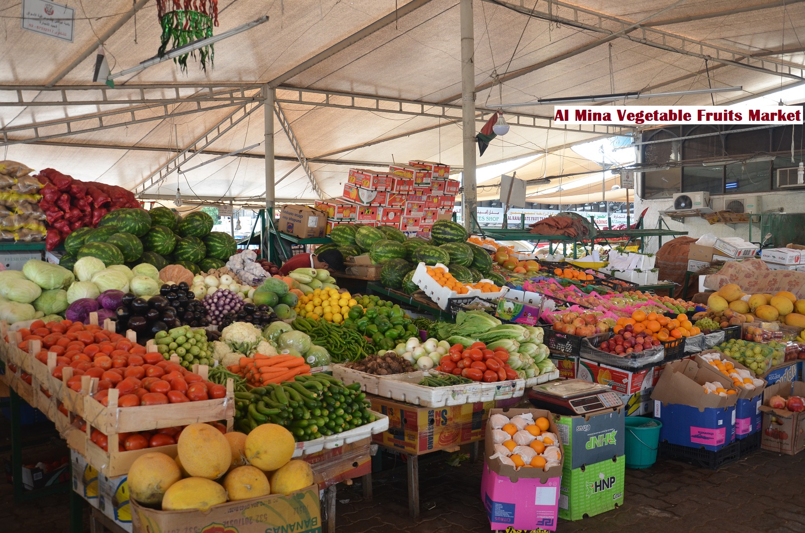 Mina Vegetable Fruits Market Abu Dhabi