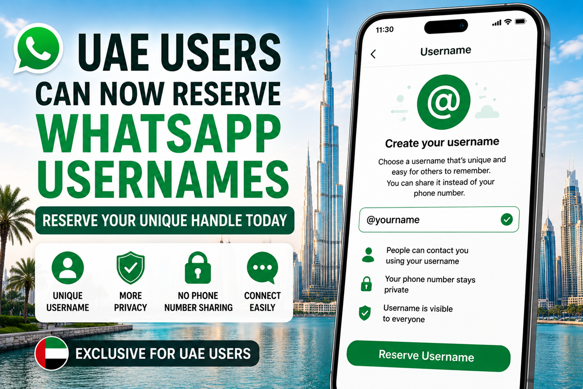 Reserve WhatsApp Usernames UAE